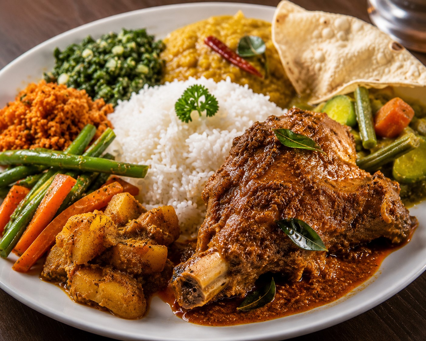 Sri Lankan Rice & Curry