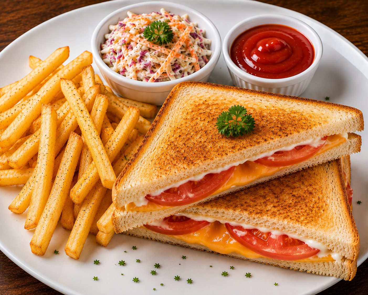 CHEESE & TOMATO SANDWICH   