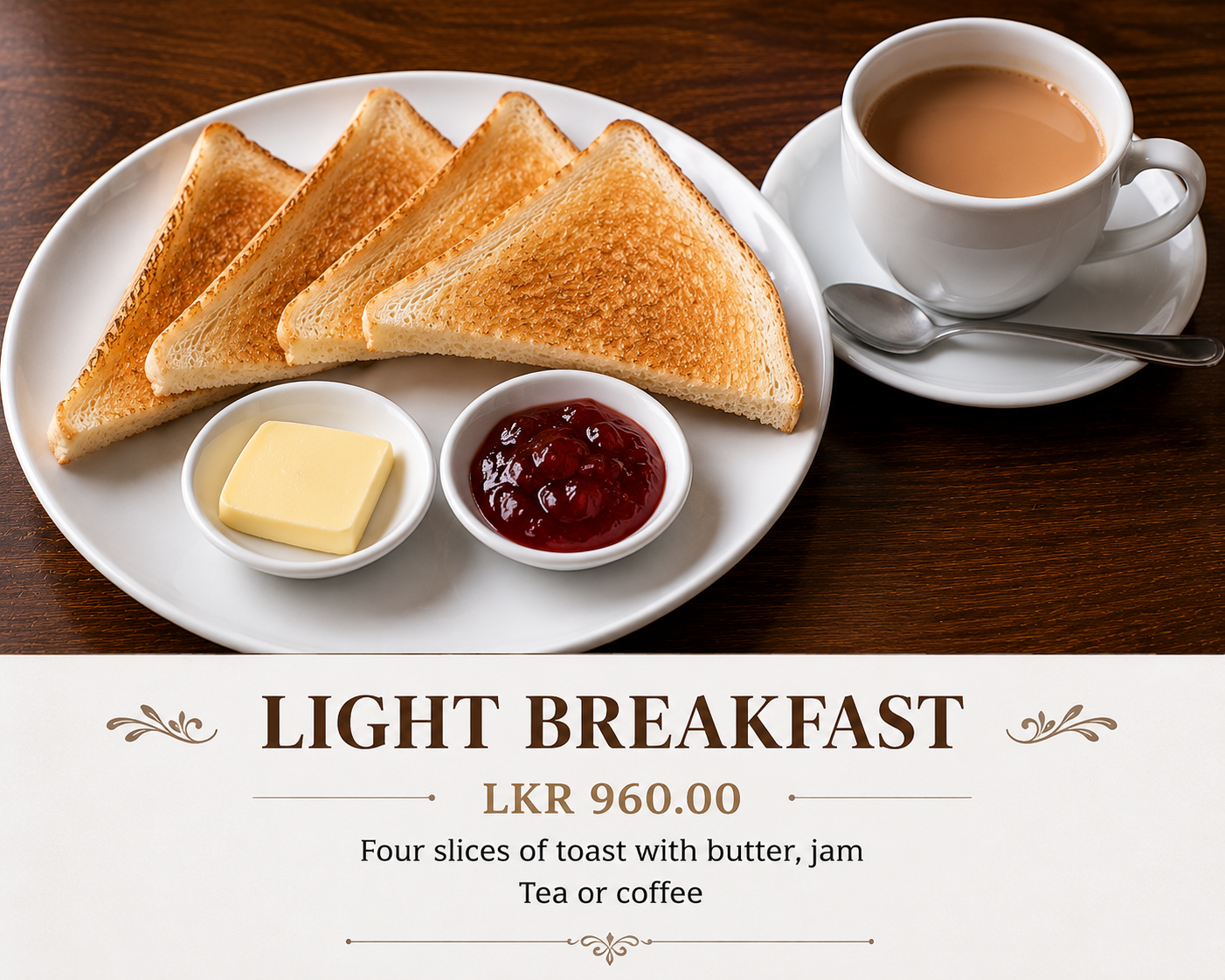 LIGHT BREAKFAST   