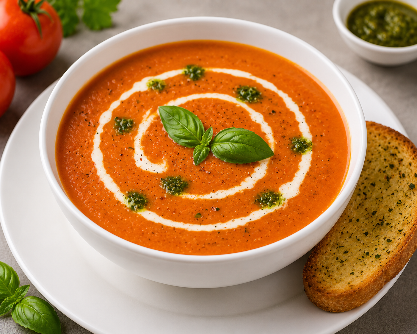 CREAMY TOMATO SOUP 